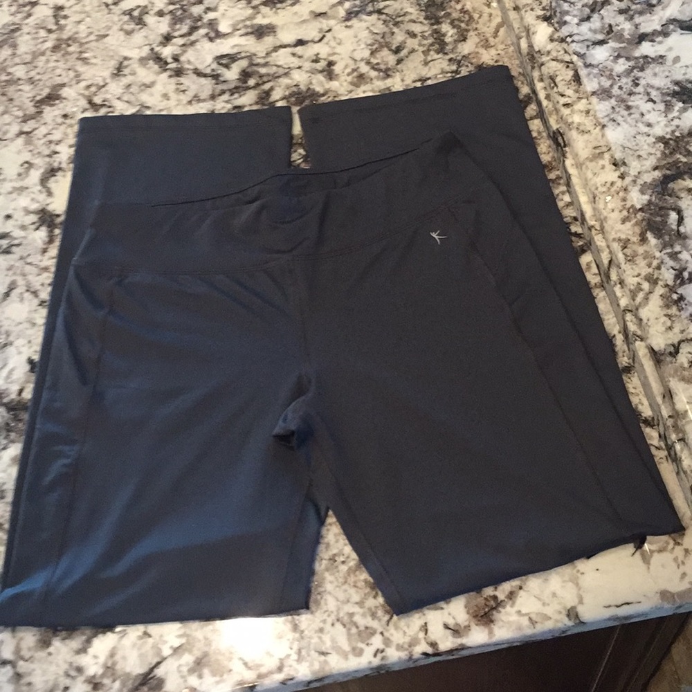 Danskin Now Semi-fitted dark gray workout pants